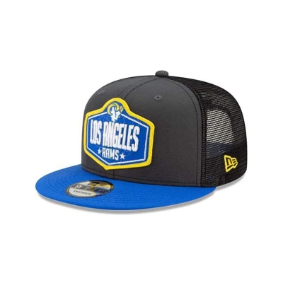 Los Angeles Rams Gorra | New Era NFL Draft 9fifty Snapback Cap Mexico - Grises